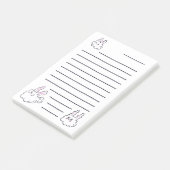 Dust Bunny Notes Post-it Klebezettel (angewinkelt)