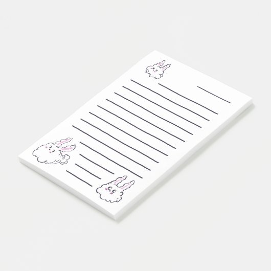 Dust Bunny Notes Post-it Klebezettel (angewinkelt)