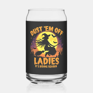 Dust Em Off Ladys Es ist Reitsaison Halloween Dosenglas