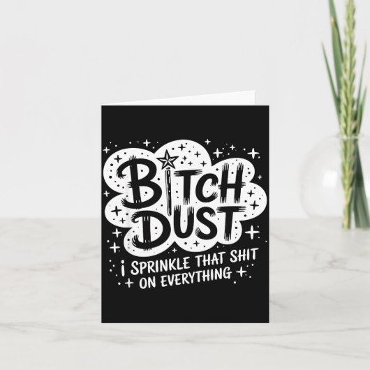 Dust I Sprinkle That On Everything Halloween  Karte (Vorderseite)