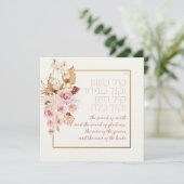 Dust & Terracotta Boho Judisch Hebräisch Chuppah (Stehend Vorderseite)