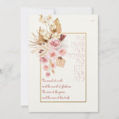 Dust & Terracotta Boho Judisch Hebräisch Chuppah D (Vorderseite)