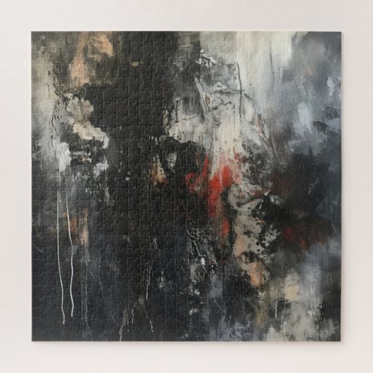 Düster abstrakte Kunst Puzzle (Vertikal)