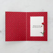 düster Atemtext mit Damenbug Karte (Innenseite)