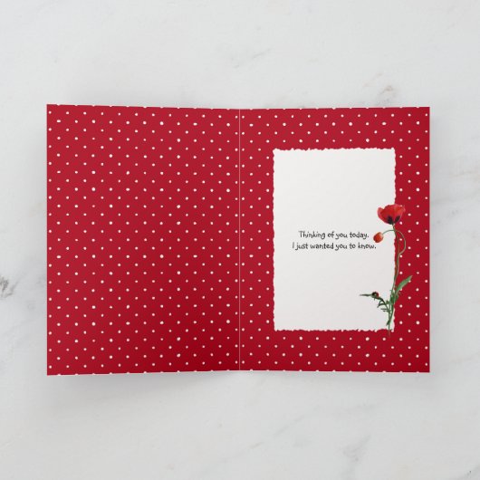 düster Atemtext mit Damenbug Karte (Innenseite)