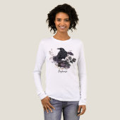 Düster Gothic Rabe Dunkle Akademie Tri-Blend Shirt (Vorderseite voll)