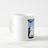 Düster mit einer Möglichkeit des Regens Kaffeetasse (Vorderseite Links)