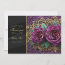 Düstere dunkle florale violette rosa Rosen Gold Ho