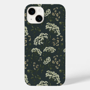 Düstere dunkle Vintage-Blumen-Print-Handyhülle Case-Mate iPhone 14 Hülle