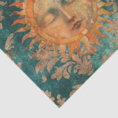 Düstere Fantasy-Garten Collage Decoupage Seidenpapier (Ausschnitt)