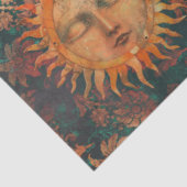 Düstere Fantasy-Garten Collage Decoupage Seidenpapier (Ausschnitt)