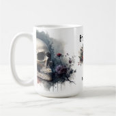 Düstere Gothic Braut oder Stirb Brautparty Kaffeetasse (Links)