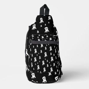 Düstere Halloween-Geister Crossbody Bag