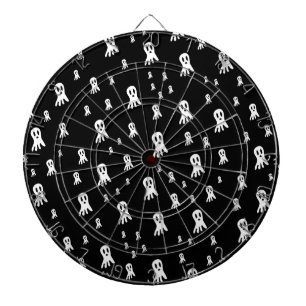Düstere Halloween-Geister Dartscheibe