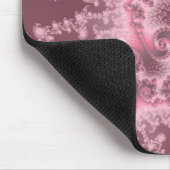 Düstere rosa Quallen Mousepad (Ecke)