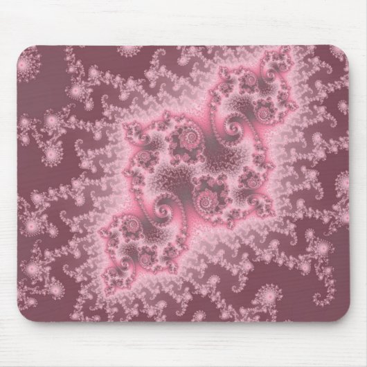Düstere rosa Quallen Mousepad (Vorne)