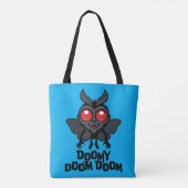 Düsterer Doom Doom Süßer Mothman Kryptid Tasche (Rückseite)