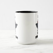 Düsterer Doom Doom Süßer Mothman Kryptid Tasse (Zentrum)
