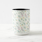 Düsteres, dunkles viktorianisches botanisches Blum Tasse (Zentrum)