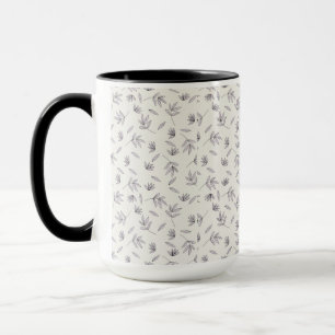 Düsteres, dunkles viktorianisches botanisches Blum Tasse