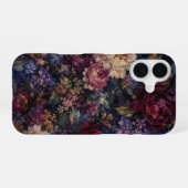 Düsteres gotisches botanisches impressionistisches iPhone 16 hülle (Rückseite (Horizontal))