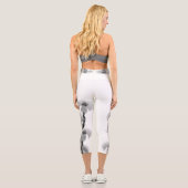 Dusterte Blume Capri Leggings (Rückseite)