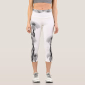Dusterte Blume Capri Leggings (Vorderseite)