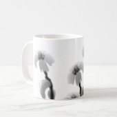 Dusterte Blume Kaffeetasse (Vorderseite Links)