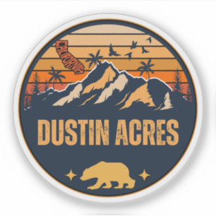 Dustin Acres, Kalifornien Aufkleber