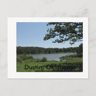 Dustin Lake1, Dustin, Oklahoma Postkarte