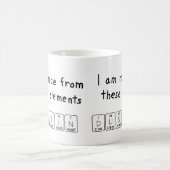 Dustin Namen-Tasse periodischer Tabelle Kaffeetasse (Mittel)