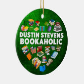 Dustin Stevens Bookaholic Keramik Ornament (Rechts)