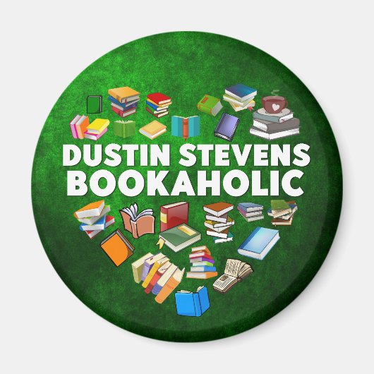 Dustin Stevens Bookaholic Magnet (Vorne)