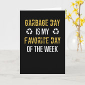 Dusting Car Garbage Man Garbage Collection Dust Karte (Gelbe Blume)