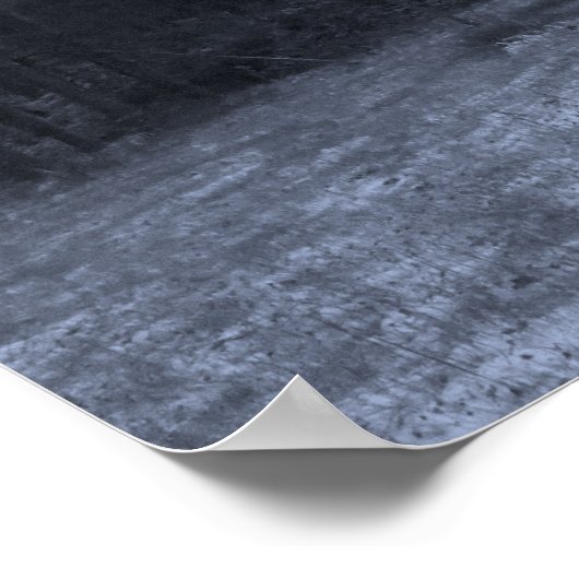 Dusting of Snow at the Bog Poster (Ecke)