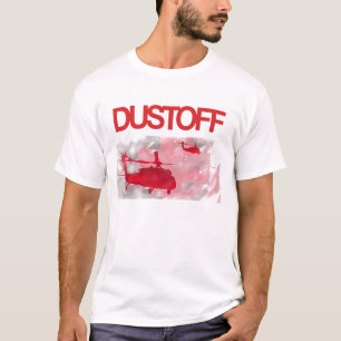 Dustoff über Flaggen-Thema (nur Front) T-Shirt
