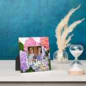 Dustrosa, blau-gelb-grüne Hydrangeas Fotoplatte (InSitu)