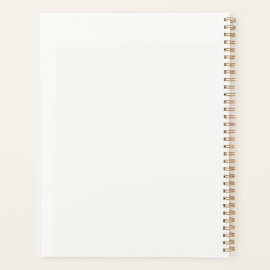 Dustrosa, blau-gelb-grüne Hydrangeas Planer (Rückseite)