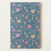 Dustrosa Lila Aquamarine Whimsikfarben Blüte Planer (Rückseite)