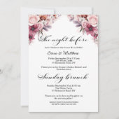 Dustrosa Probe am Abend und Sonntag Brunch Einladung (Vorderseite)