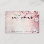 Dustrosa wilde Blume Vintag Terminkarte (Vorderseite)