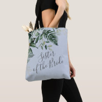 Dusty blau botanische Schwester der Braut Geschenk