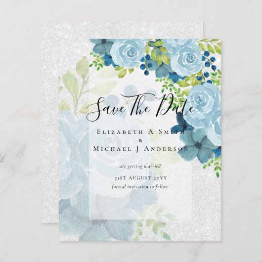 DUSTY BLAUE BLUES RETT DATES - HAUSHALT (Vorne/Hinten)