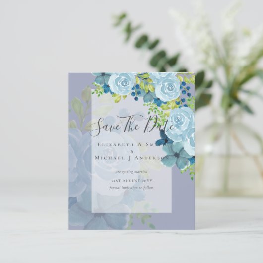 DUSTY BLAUE BLUES RETT DATES - HAUSHALT (Stehend Vorderseite)