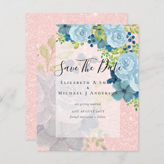 DUSTY BLAUE BLUES RETT DATES - HAUSHALT (Vorne/Hinten)