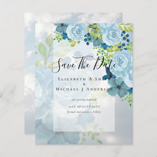 DUSTY BLAUE BLUES RETT DATES - HAUSHALT (Vorne/Hinten)