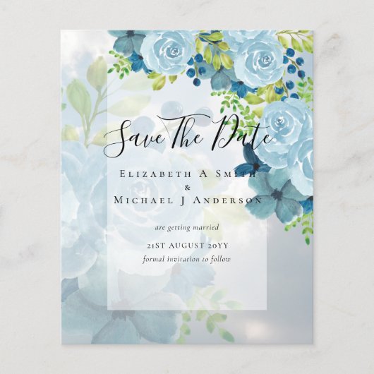 DUSTY BLAUE BLUES RETT DATES - HAUSHALT (Vorderseite)