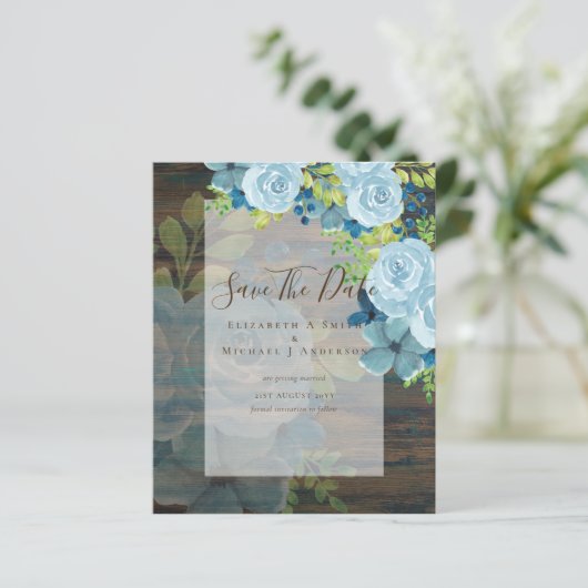 DUSTY BLAUE BLUES RETT DATES - HAUSHALT (Stehend Vorderseite)