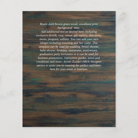 DUSTY BLAUE BLUES RETT DATES - HAUSHALT (Rückseite)