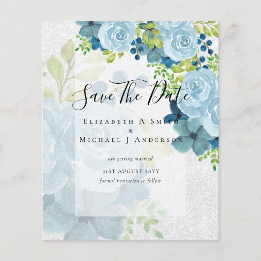 DUSTY BLAUE BLUES RETT DATES - HAUSHALT FLYER (Vorne)